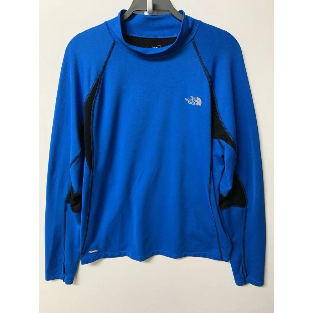 The North Face Flight Series Men Long Sleeve Performance Shirt Blue L Vaporwick